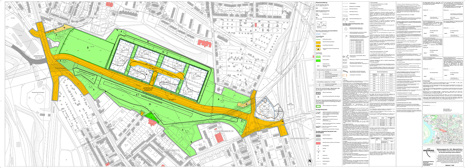 Friedrich-Park Bebauungsplan